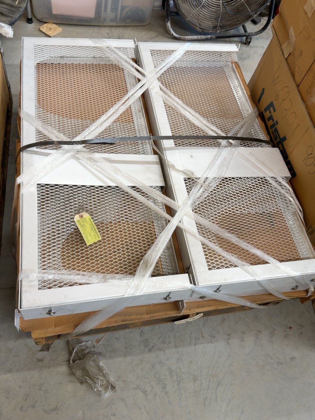 Fab Metal LLC Custom aluminum expanded-metal belt guard assembly