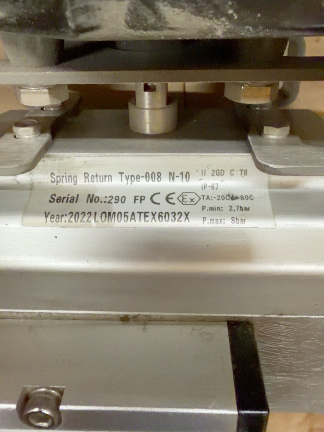 Flow-Tek Pneumatically actuated stainless flanged ball-valve assembly, 1 in thumbnail 4