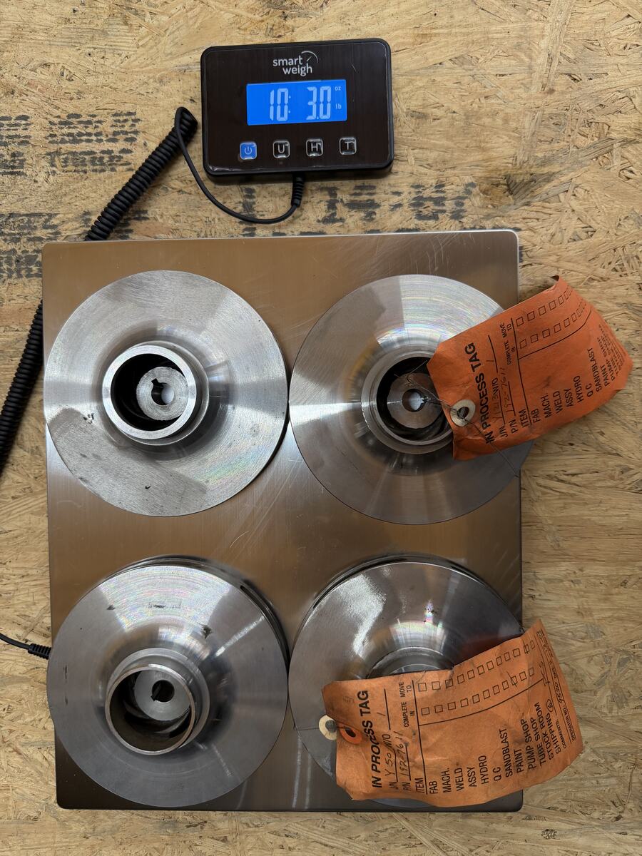 Aqua-Chem Inc. Centrifugal pump impeller thumbnail 4