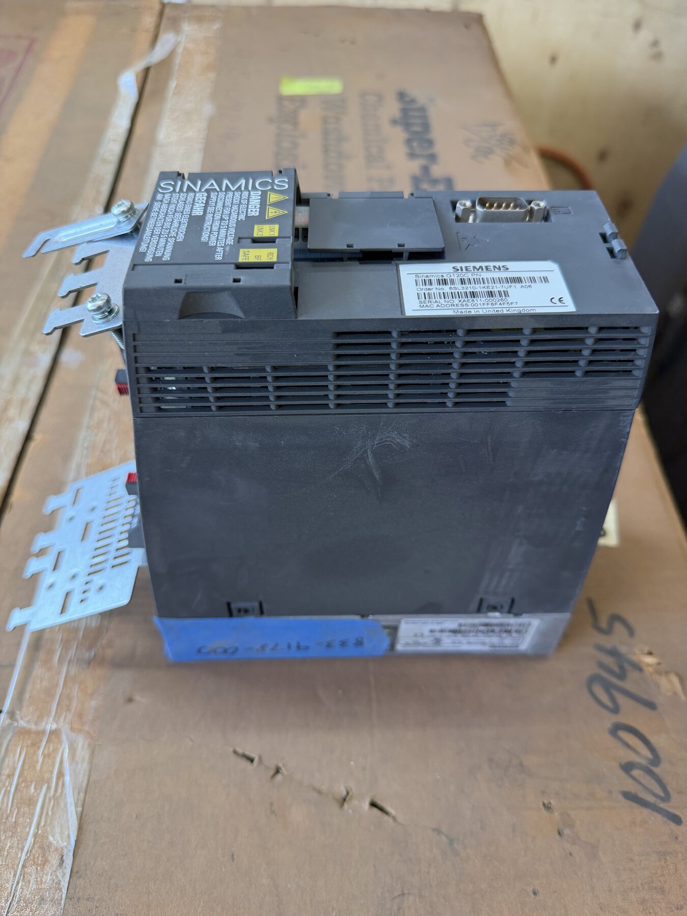 Siemens SINAMICS G120C PN variable frequency drive — 7.5 kW / 10 hp thumbnail 9