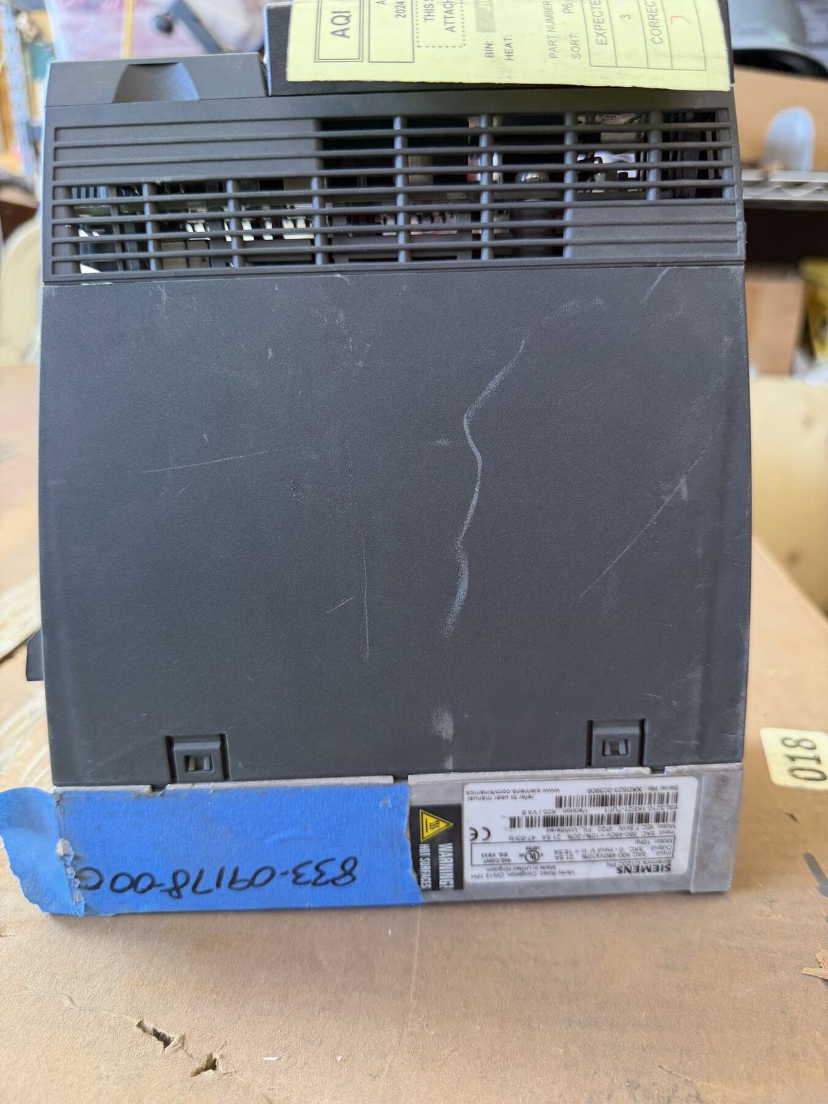 Siemens SINAMICS G120C PN drive with operator keypad — 7.5 kW / 10 hp thumbnail 4