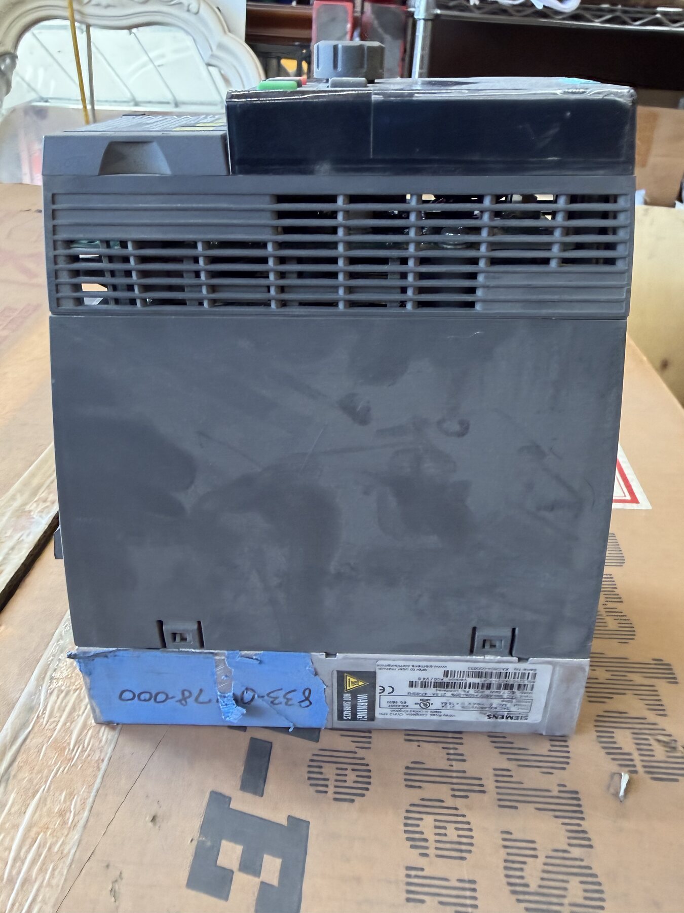 Siemens SINAMICS G120C PN drive with rotary operator panel — 7.5 kW / 10 hp thumbnail 4