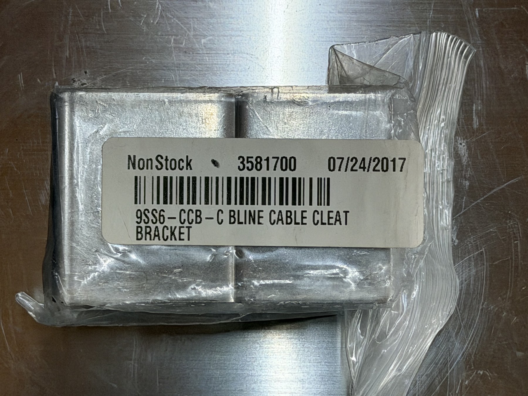 B-Line 9SS6-CCB-C cable cleat brackets — lot of 5