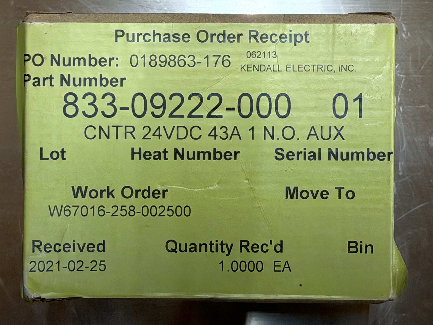 Allen-Bradley 100-C43EJ10 Series B Contactor 43A 24V DC with 1 NO Auxiliary thumbnail 8