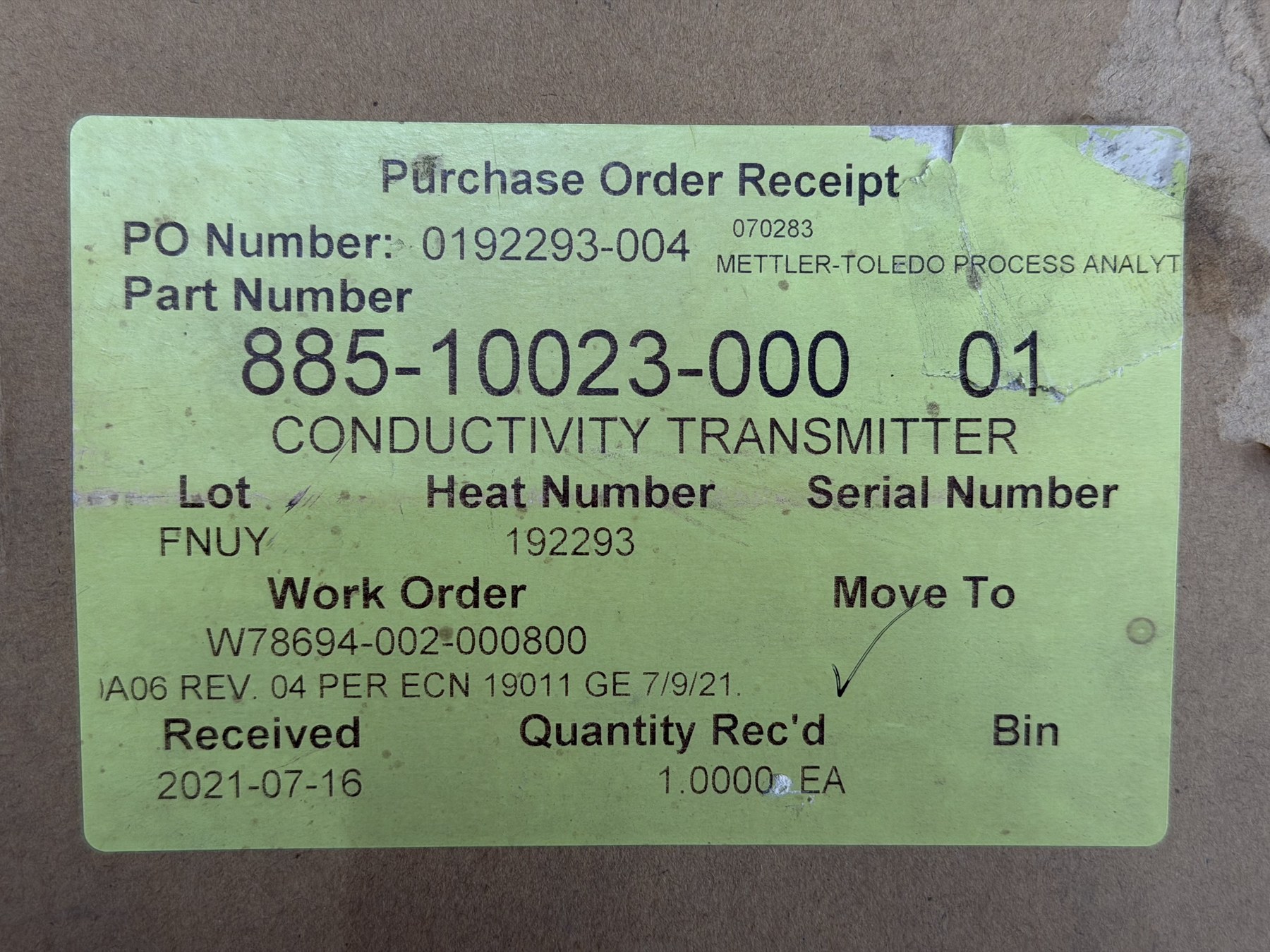 Mettler Toledo M800 Water Transmitter 58000802 thumbnail 9
