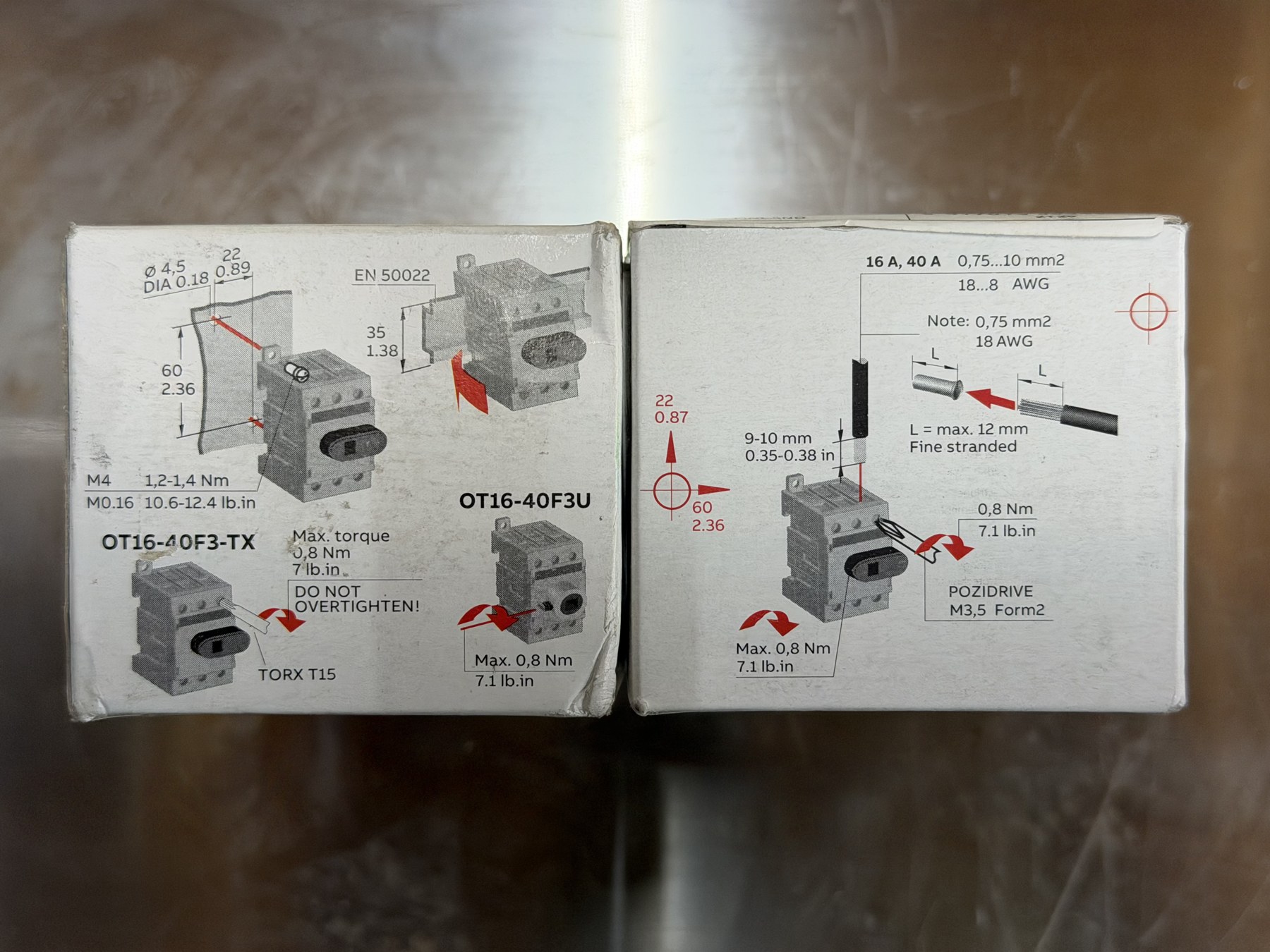 ABB OT40F3 40A 3-Pole Non-Fused Switch-Disconnector thumbnail 3