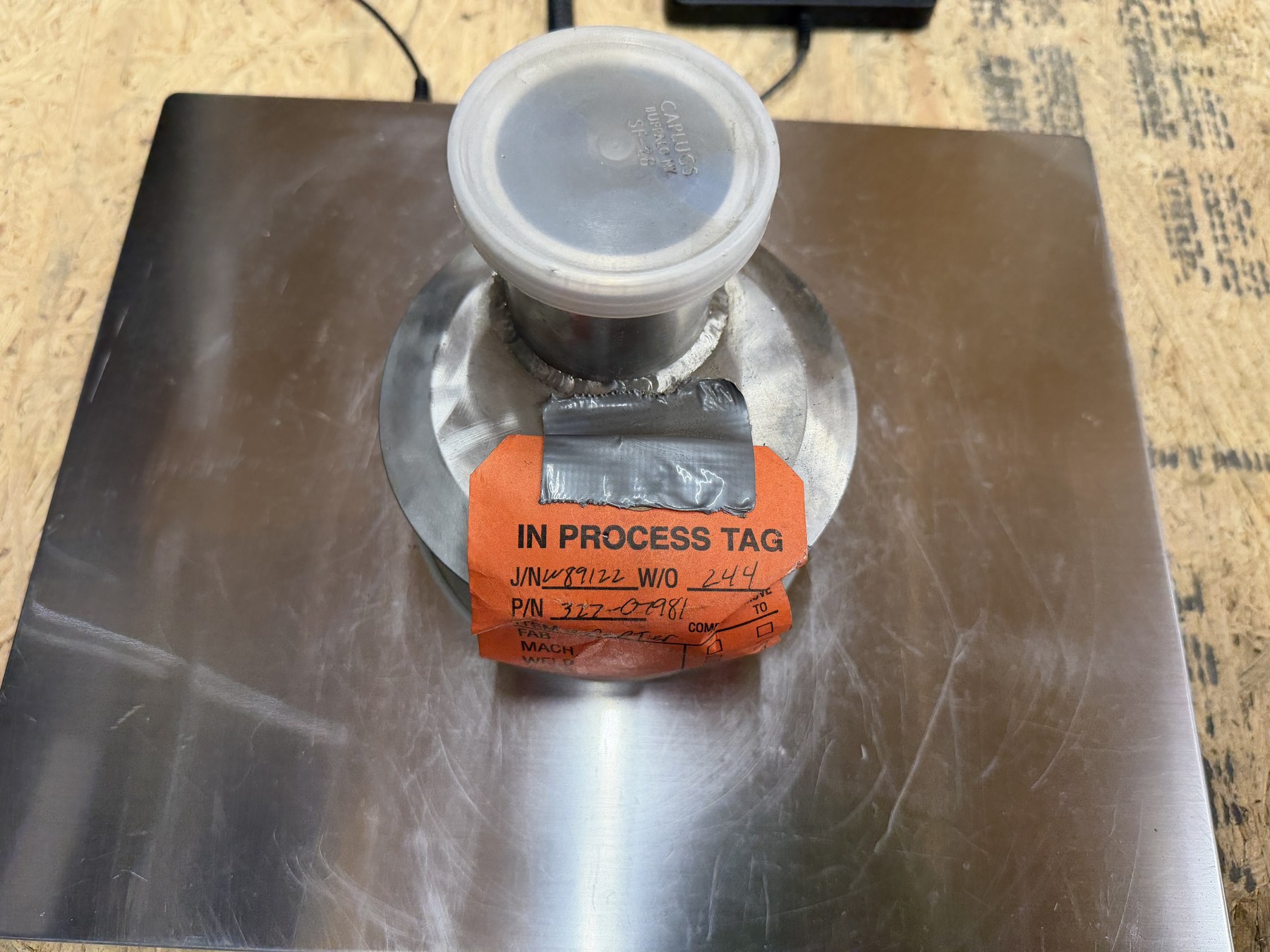 Aqua-Chem Stainless Sanitary Tri-Clamp Reducing Adapter — Shop Fabrication