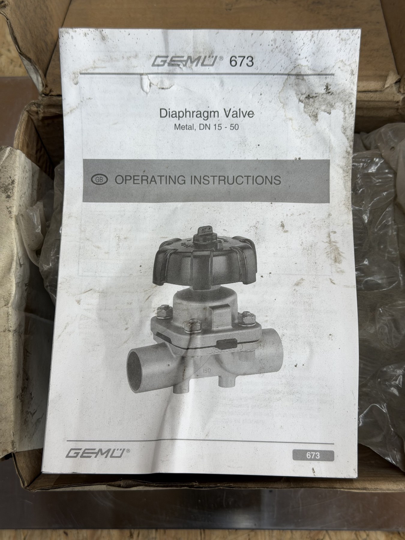 GEMÜ 673 DN25 Manual Stainless Sanitary Diaphragm Valve thumbnail 5