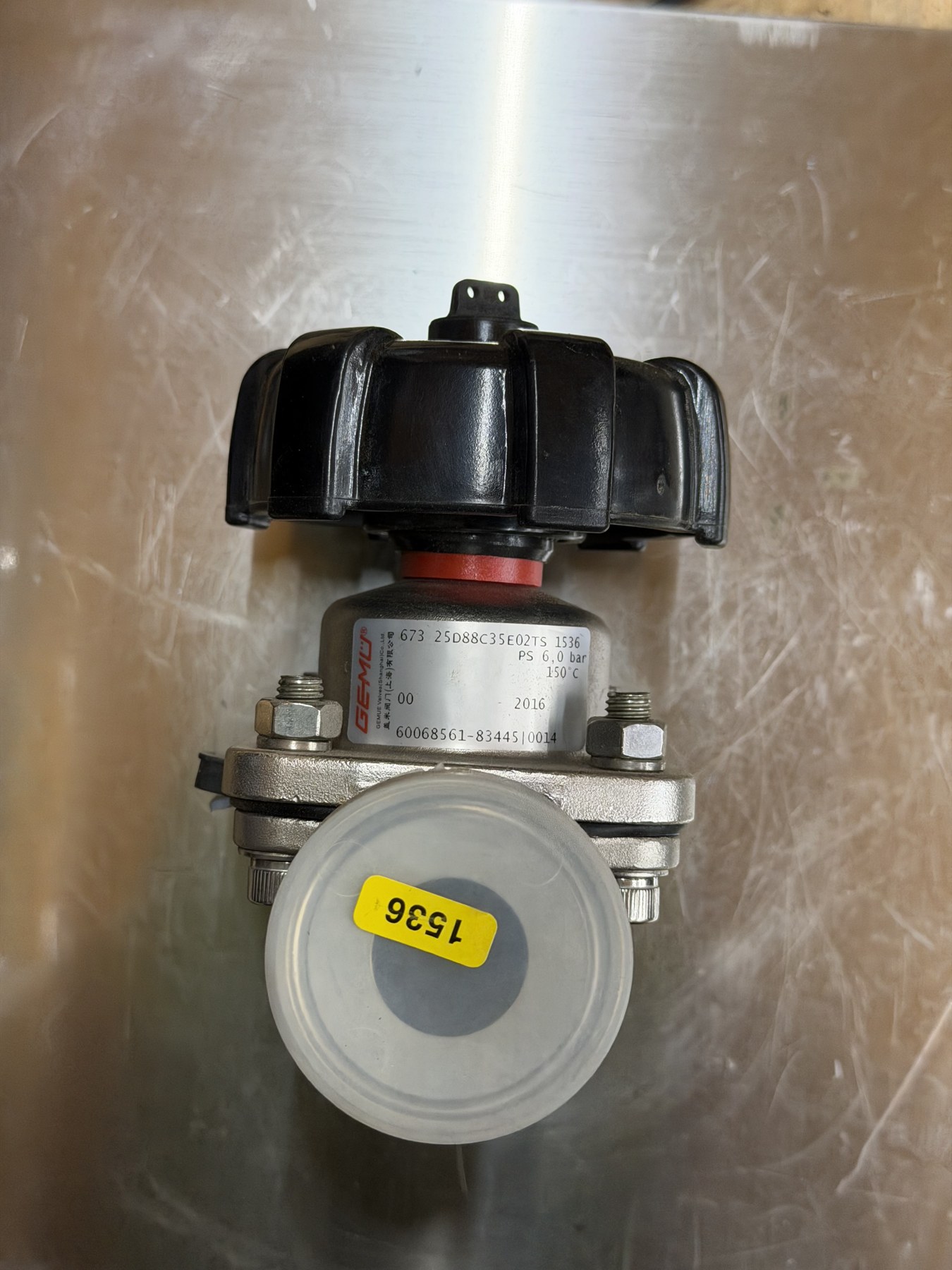 GEMÜ 673 DN25 Manual Stainless Sanitary Diaphragm Valve thumbnail 6