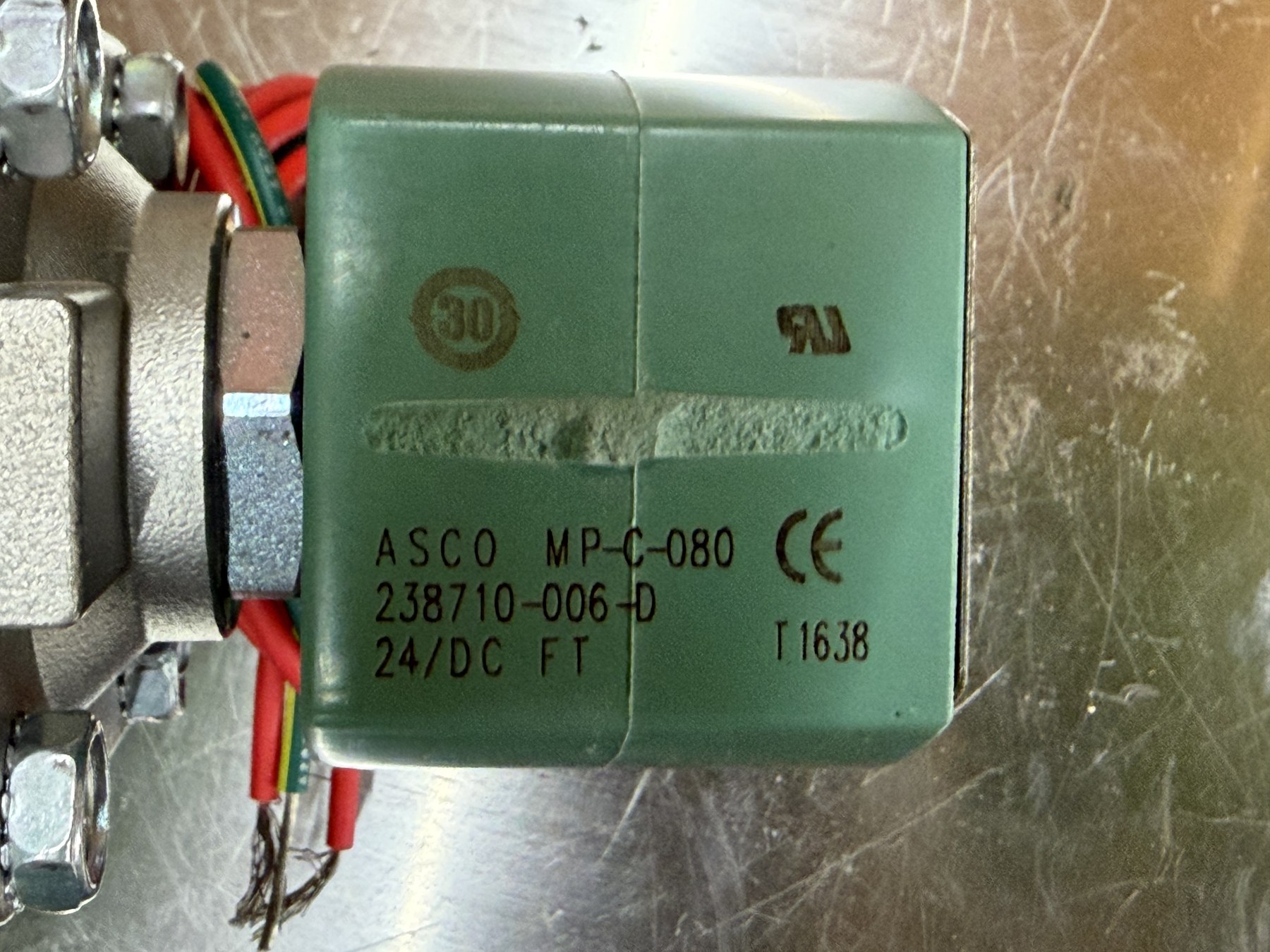 ASCO 8210G087 Red-Hat II 24VDC 1/2-inch Stainless Solenoid Valve thumbnail 4