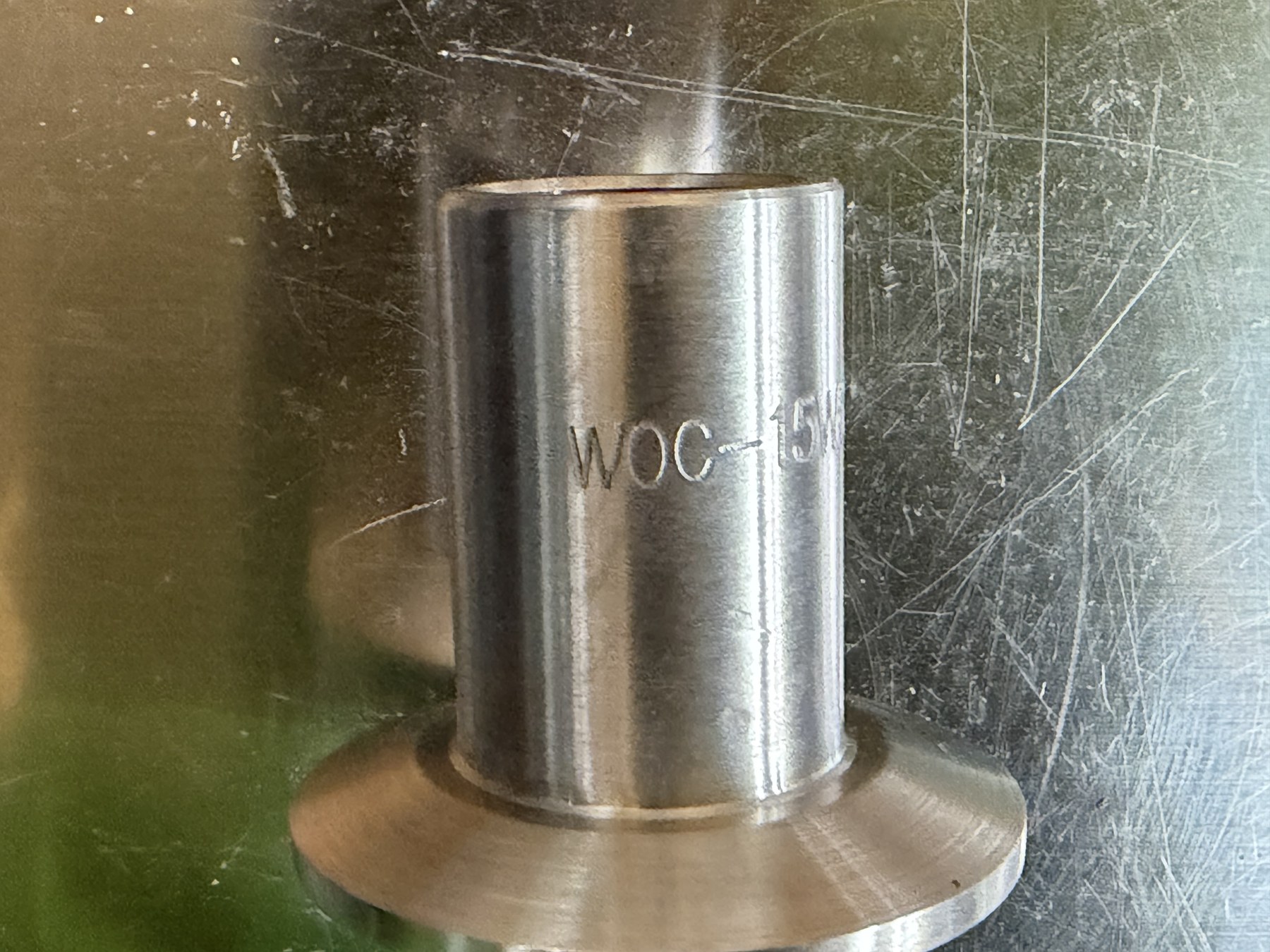1.5" Tri-Clamp Sanitary Thermowell 65mm 1/2" NPT Socket 316 Stainless NEW Lot of 2 thumbnail 4